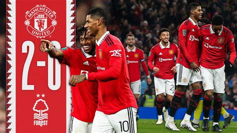 "AND WE'RE OFF TO WEMBLEY!" 🎶 | Man Utd 2-0 Nottingham Forest | Highlights - YouTube