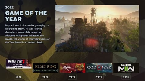 All Nominees for Steam Awards 2022 Game of the Year - Pro Game Guides