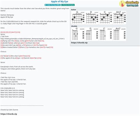 Chord: Apple of My Eye - tab, song lyric, sheet, guitar, ukulele | chords.vip