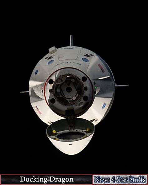 Docking Dragon SpaceX's Crew Dragon spacecraft approaches the ...