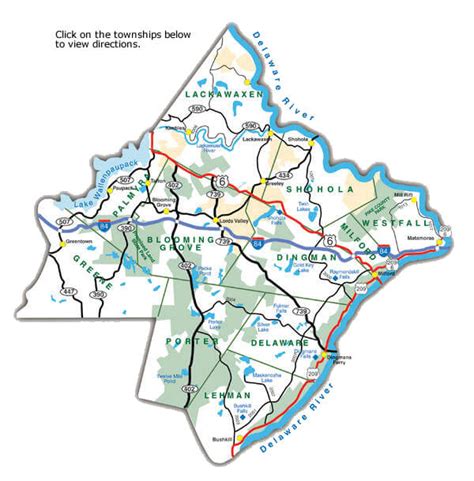 Pike County Map - Pike County Chamber of Commerce - PA