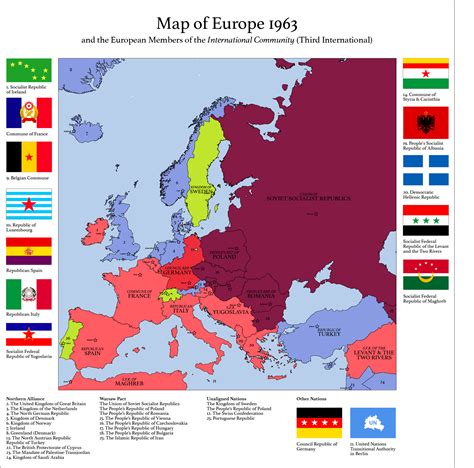 Map of Post-WWII Europe (Western Red Tide) : imaginarymaps