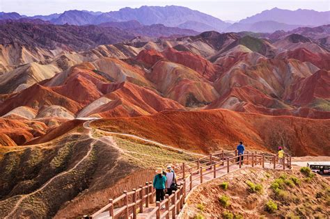 Zhangye danxia landform, Gansu, China | Zhangye danxia landform, Zhangye danxia, Danxia landform