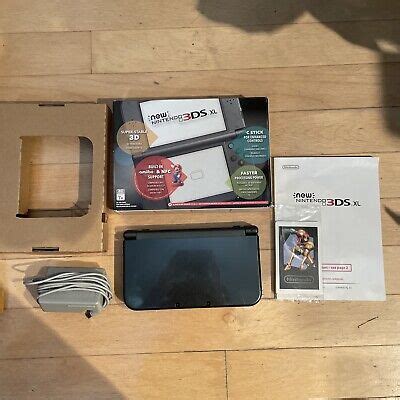 Nintendo New 3DS XL 4GB Handheld Gaming System - Black. Complete In Box ...