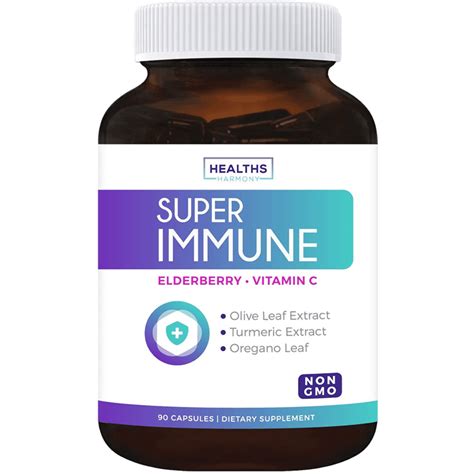 Healths Harmony Super Immune Support - Immune System Booster for Adults ...