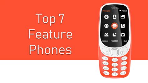 Top 7 feature phones to go minimalist