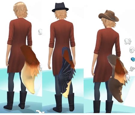 sims 4 wolf and coyote tail cc?