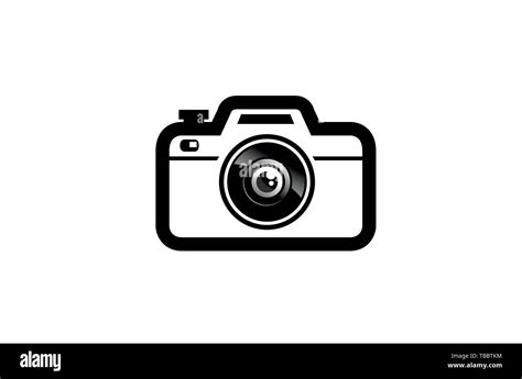 Creative Black Abstract Camera Logo Design Symbol Vector Illustration Stock Vector Image & Art ...