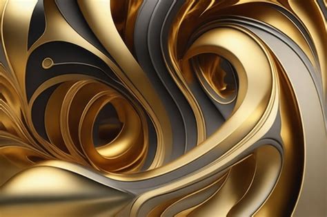 Premium AI Image | Abstract Golden Background