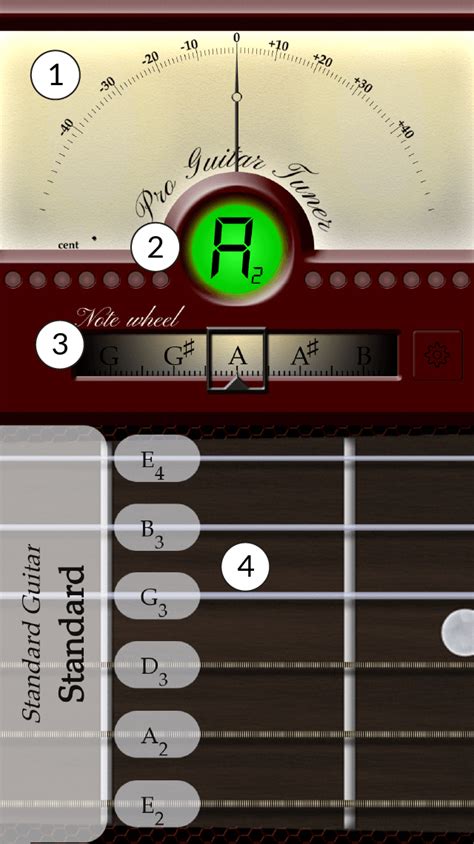 Guitar Tuner for iOS, iPhone & iPad App | ProGuitar