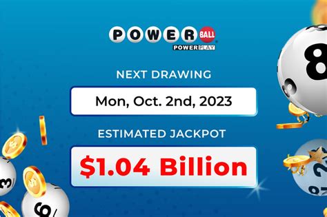 $1.04 billion Powerball jackpot | Drawing on 10/2/23 - pennlive.com