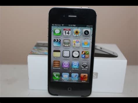 iPhone 4S Official Unboxing And First Impressions- 32GB Black Factory ...