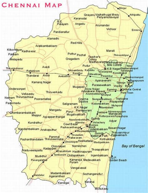 Chennai Map, Chennai Routes, Chennai Location, Chennai India