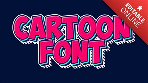 Cartoon Font | Text Effect Generator