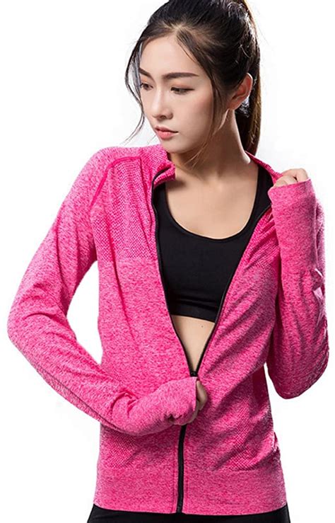 Women's Running Sports Jackets Full Zip Activewear - WF Shopping