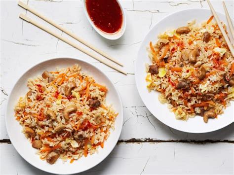 Sweet and Spicy Chicken and Cashew Fried Rice Recipe | Food Network ...