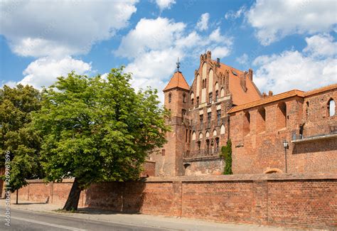 Torun, medieval gothic castle of the Order of Teutonic Knights, Poland ...