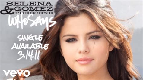 Who Says Selena Gomez The Scene Album Art