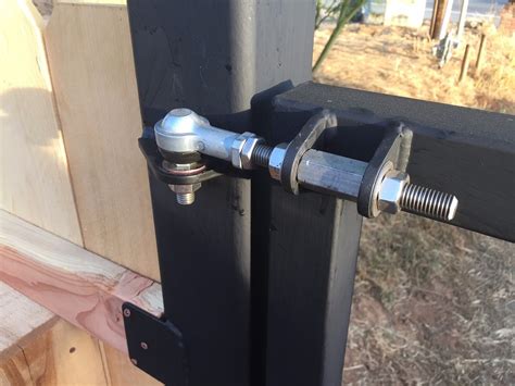 Adjustable Gate Hinges - Projects - Langmuir Systems Forum | Gate hinges, Diy gate, Metal ...