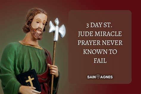 3 Day St. Jude Miracle Prayer: Never Known to Fail