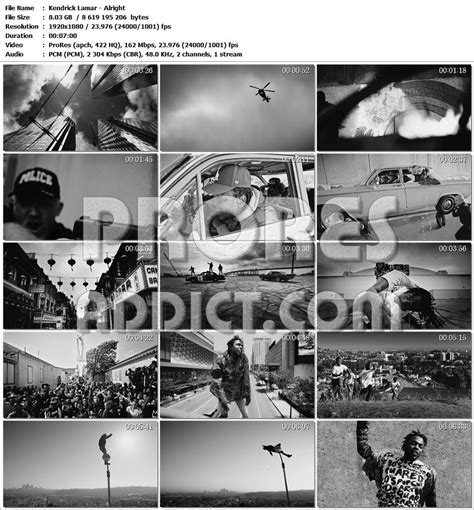 Kendrick Lamar – Alright – ProRes Addict – The Music video collector