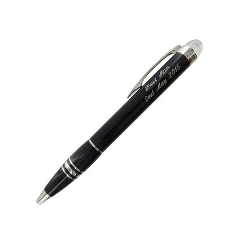 Montblanc Two Line Writing Instrument Cap Engraving - Script Font - 'Best Man' | Pen Sense