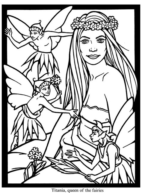 A midsummer nights dream free coloring pages
