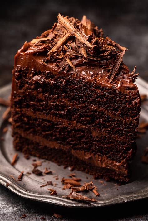 Old-Fashioned Devil’s Food Cake - Baker by Nature