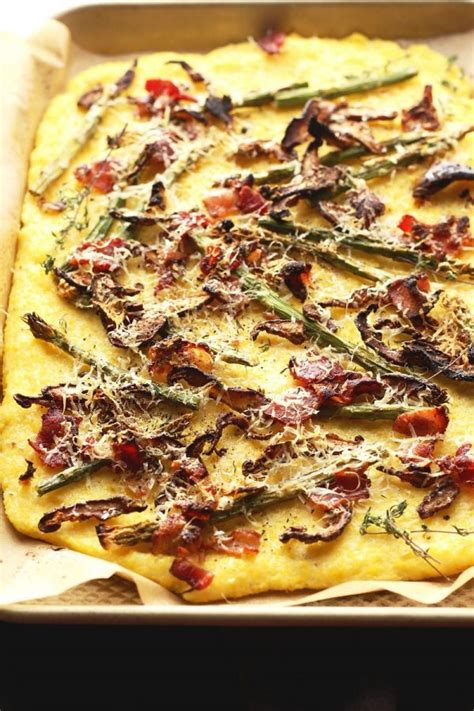 Polenta Crust Roasted Veggie Pizza | Garden in the Kitchen