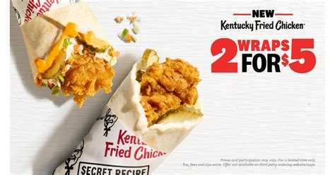 KFC® Takes New Kentucky Fried Chicken Wraps Nationwide