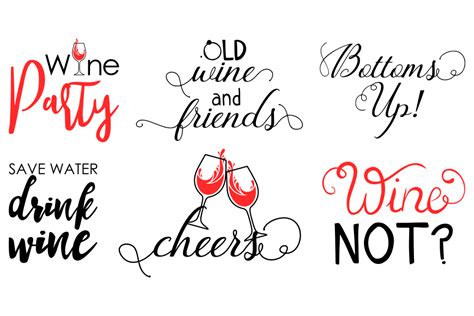 Wine Quotes SVG