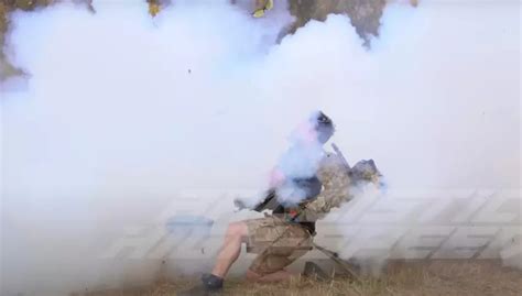 Horrifying moment rocket launcher explodes in man's face - Weird - LADbible