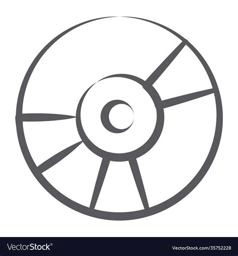 Compact disk Royalty Free Vector Image - VectorStock