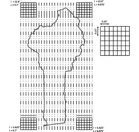 Benin map (study area) gridded | Download Scientific Diagram