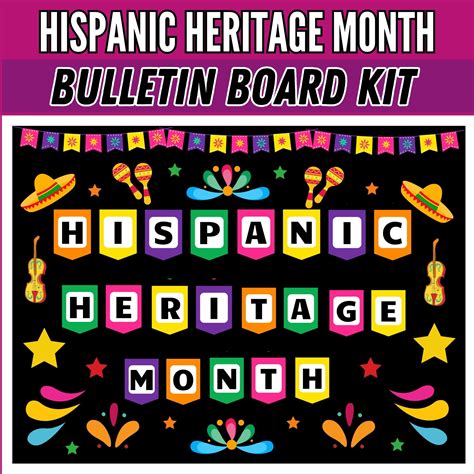 Hispanic Heritage Month Bulletin Boards & Posters Bundle - Classroom ...