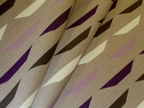 Contemporary Geometric Upholstery Fabric Pinnacle multi purple