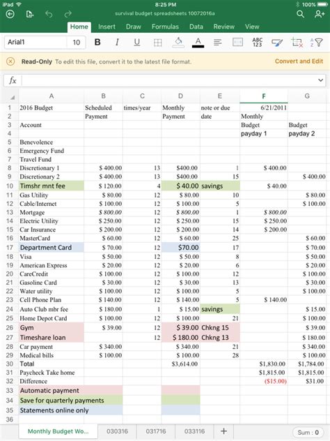 Couples Budget Spreadsheet With Monthly Shared Personal | ubicaciondepersonas.cdmx.gob.mx