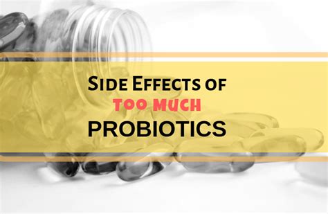 Side Effects of Too Many Probiotics - The Juice Authority