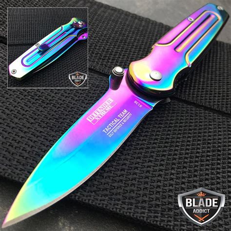 Rainbow Tactical Knife Set