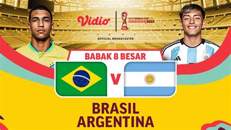 Jadwal dan Live Streaming Piala Dunia U-17 2023 Brasil vs Argentina di ...