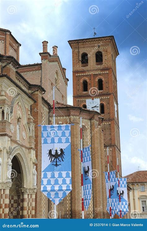 Cathedral, Asti, Italy stock photo. Image of italy, building - 2537014