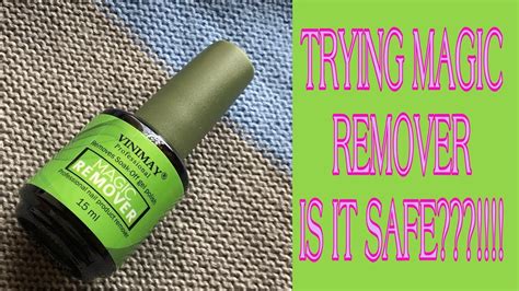 TESTING OUT THE MAGIC REMOVER ||MAGIC REMOVER REVIEW|| MAGIC GEL POLISH REMOVER - YouTube