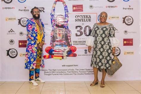 Onyeka Nwelue celebrates 30th Birthday with Onyeka Onwenu, Oby ...