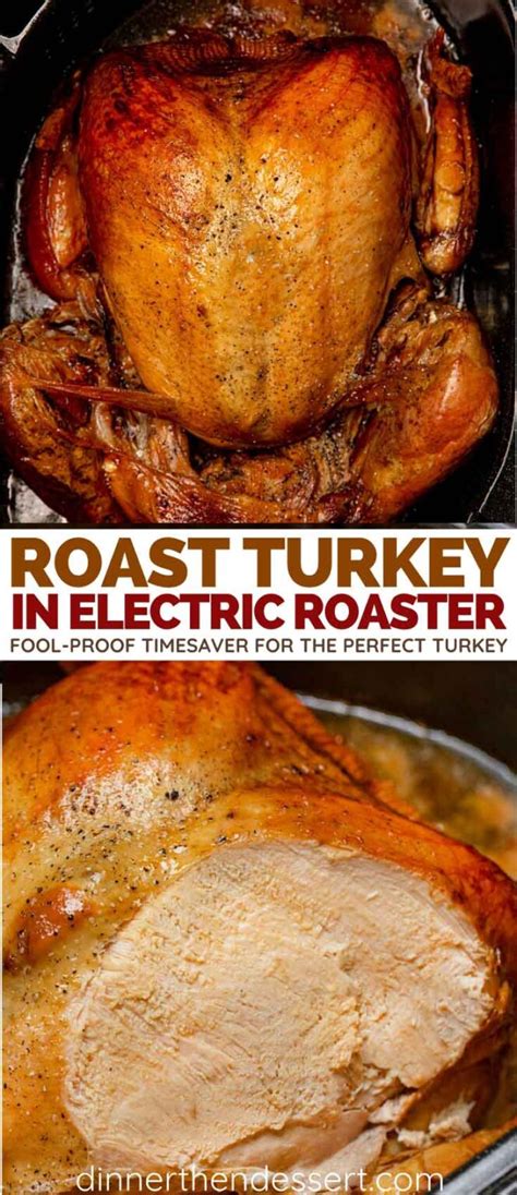 Roast Turkey Recipe (In Electric Roaster Oven) [VIDEO] - Dinner, then Dessert