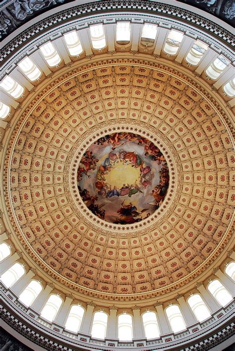 Interior Dome of US Capitol Photograph by James Kirkikis | Fine Art America