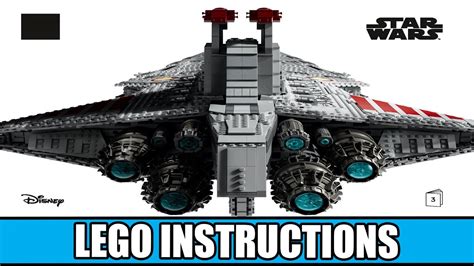 LEGO 75367 Instructions | How To Build LEGO Star Wars Venator-Class Republic Attack Cruiser ...