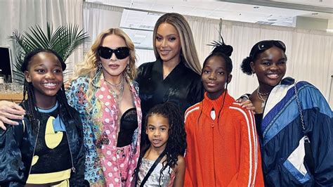 Madonna and Beyoncé pose with some of their daughters at ‘Renaissance’ concert | CNN