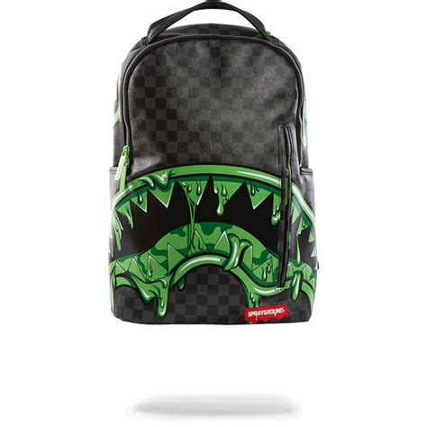 Sprayground Slime Shark Backpack | Grey/Black – Sportique