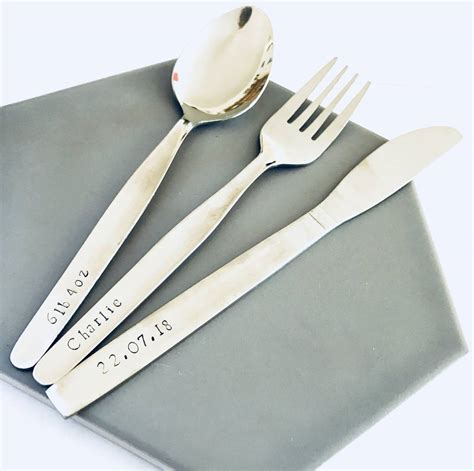 Personalised Childrens’ Cutlery Set By Malleo | notonthehighstreet.com