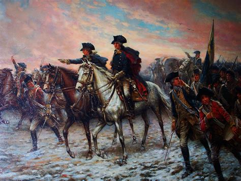 George Washington At Valley Forge Painting by Celestial Images